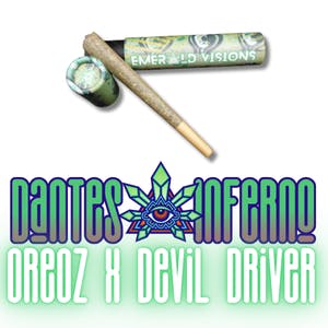 Emerald Visions - Dantes Inferno - 1g Packaged Preroll - 1