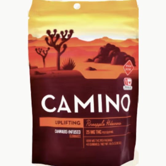 Kiva Confections - Camino Pineapple Habanero "Uplifting" High Dose Gummies - 1