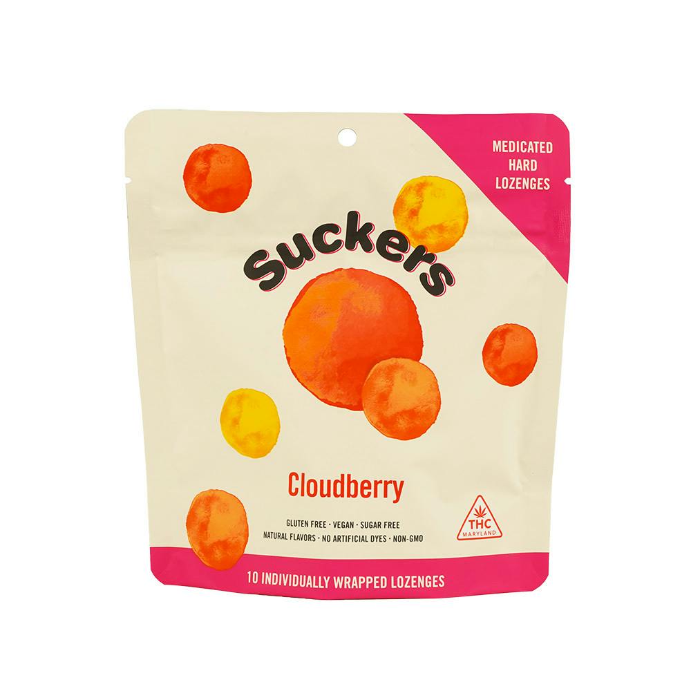 Grow West Cannabis Company - Cloudberry | Suckers | 10 Pack Lozenges | 100mg - 1