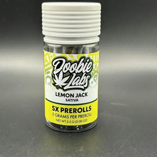 Doobie Labs - Doobie Labs | Lemon Jack Dogwalker | Pre-Roll Joints | 0.5g | 5pk - 1