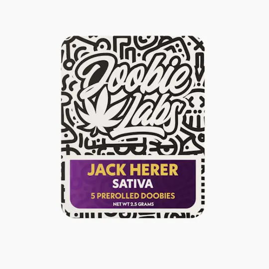 Doobie Labs - Doobie Labs | Jack Herer Dogwalker | Pre-Roll Joints | 0.5g | 5pk - 1