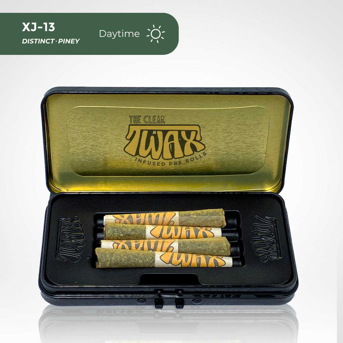 CLEAR Brands - The Clear TWAX Mini Infused Pre-rolls 2g [4 Pack] | XJ-13 - 1