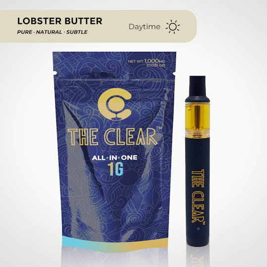 CLEAR Brands - The CLEAR Original All-in-One 1000mg | Lobster Butter - 1