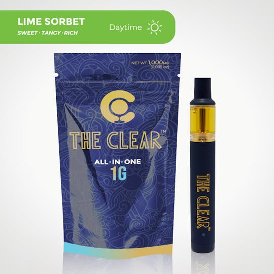 CLEAR Brands - The CLEAR Original All-in-One 1000mg | Lime Sorbet - 1