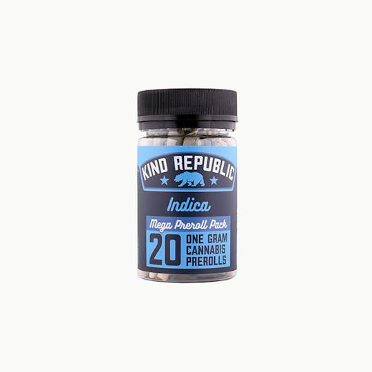 Cake House - KIND REPUBLIC: INDICA MEGA 20G PREROLL 20 PACK - 1