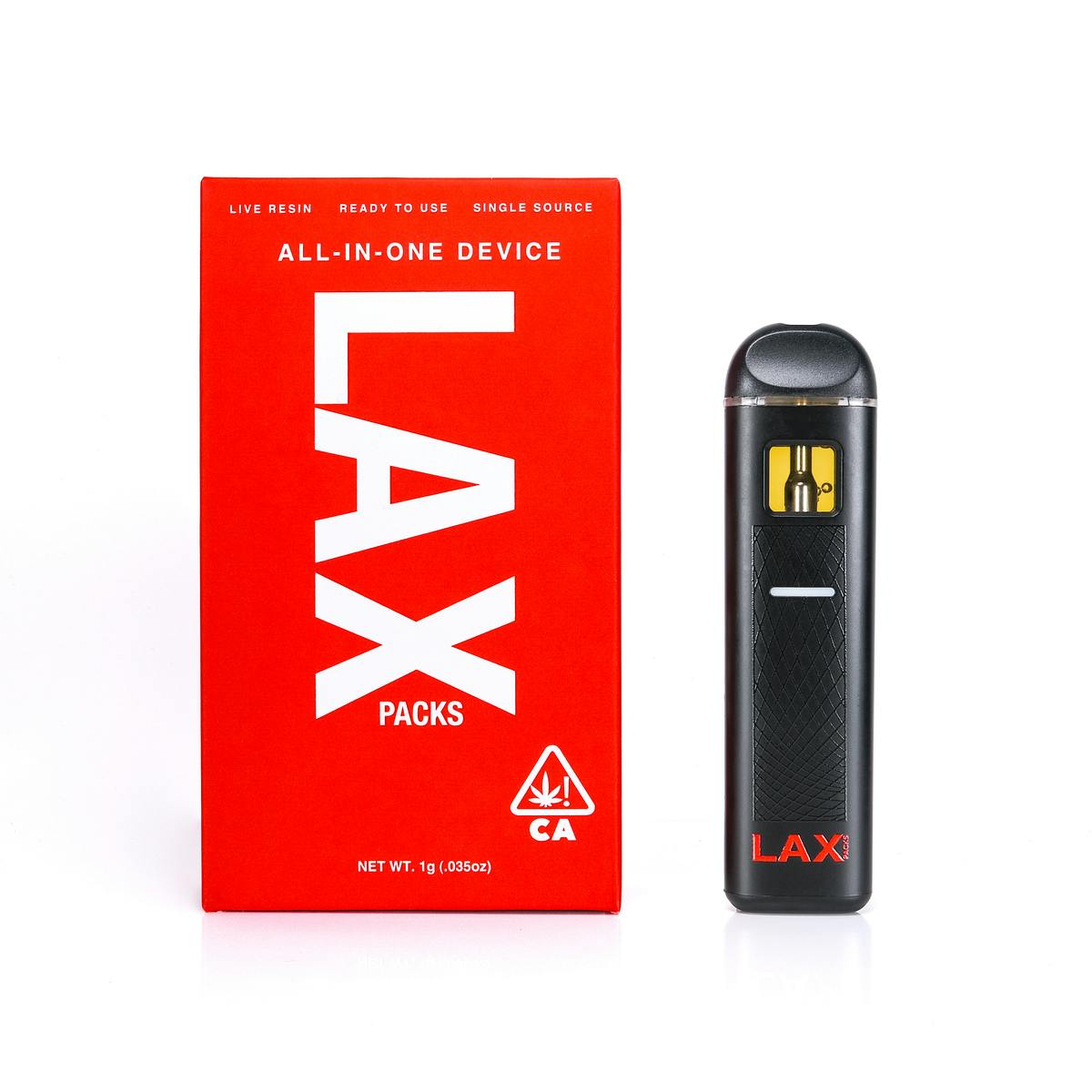 LAX PACKS - ALL IN ONE-LIVE RESIN 1g Tangie Fever Vape - 1