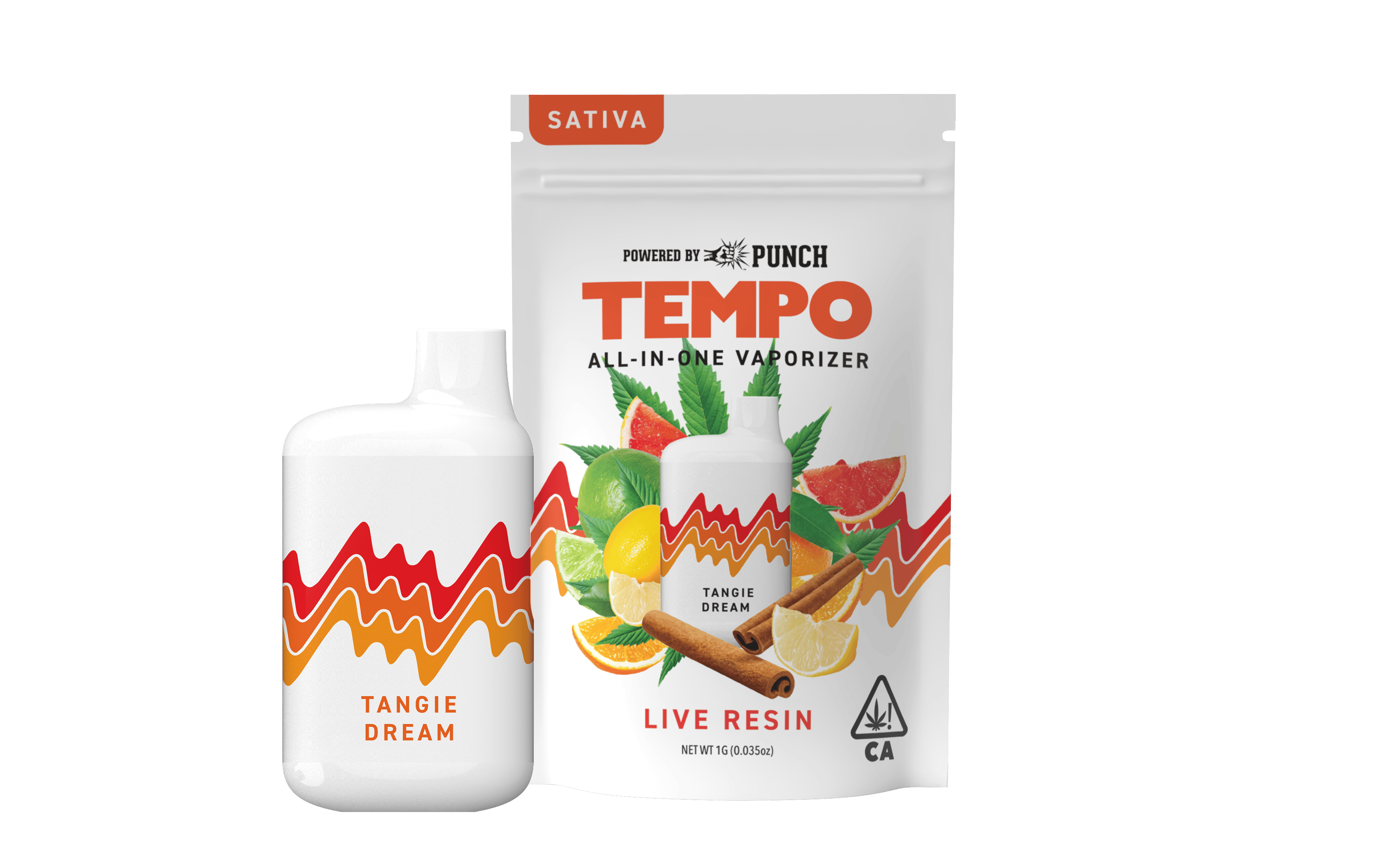 Tempo - Tempo | Tangie Dream | Live Resin AIO Disposable | 1g - 1