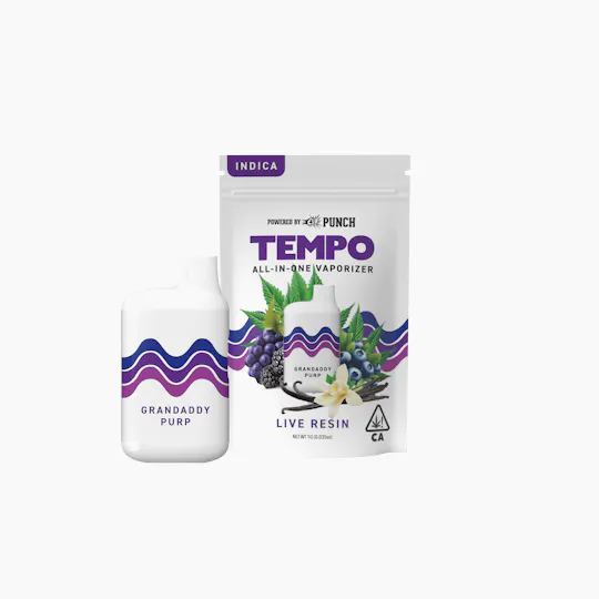 Tempo - Tempo | Granddaddy Purple | Live Resin AIO Disposable | 1g - 1