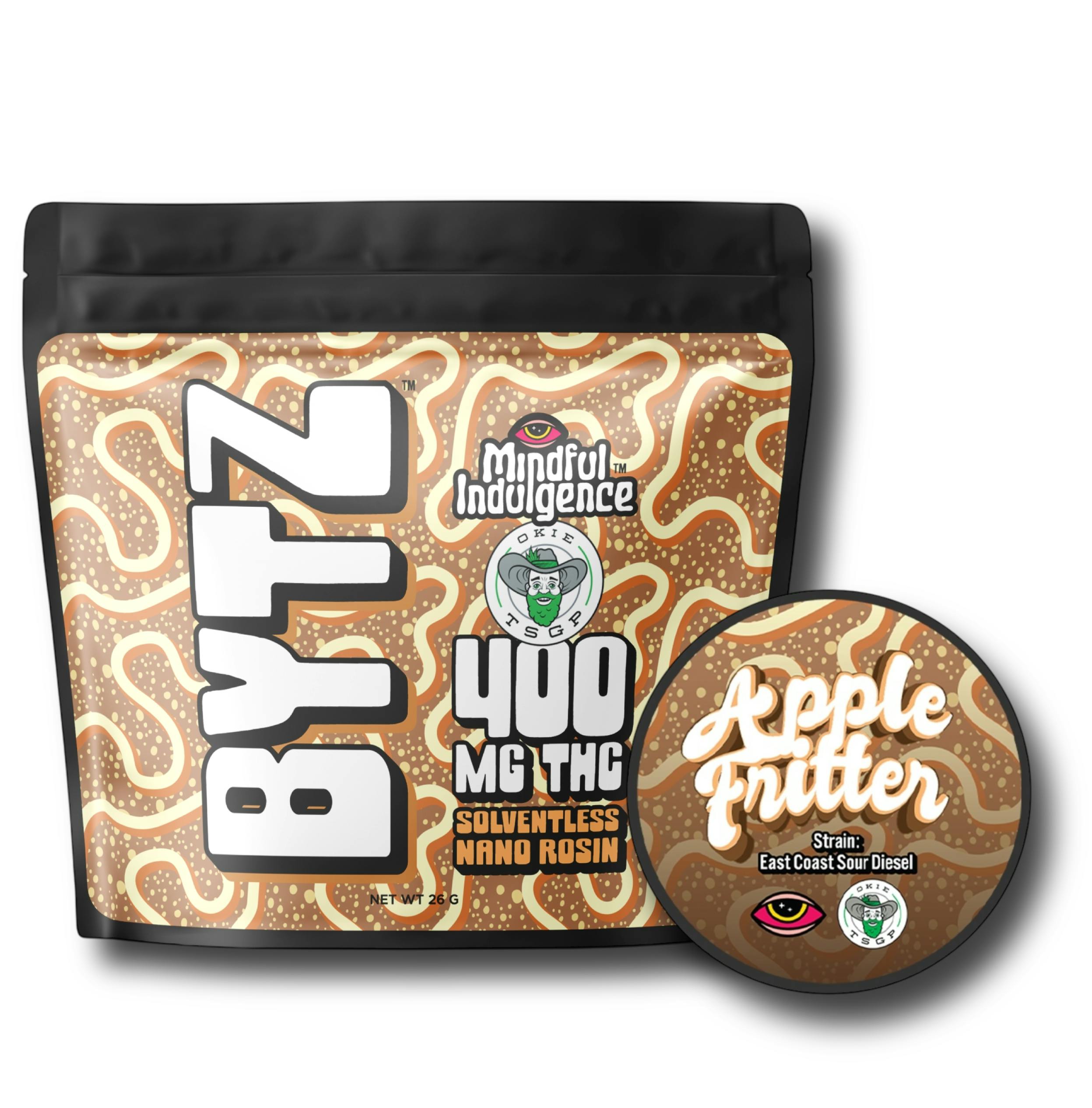 Mindful Indulgence - Mindful Indulgence | 400mg BYTZ *Okie TSGP* | Apple Fritter - 1