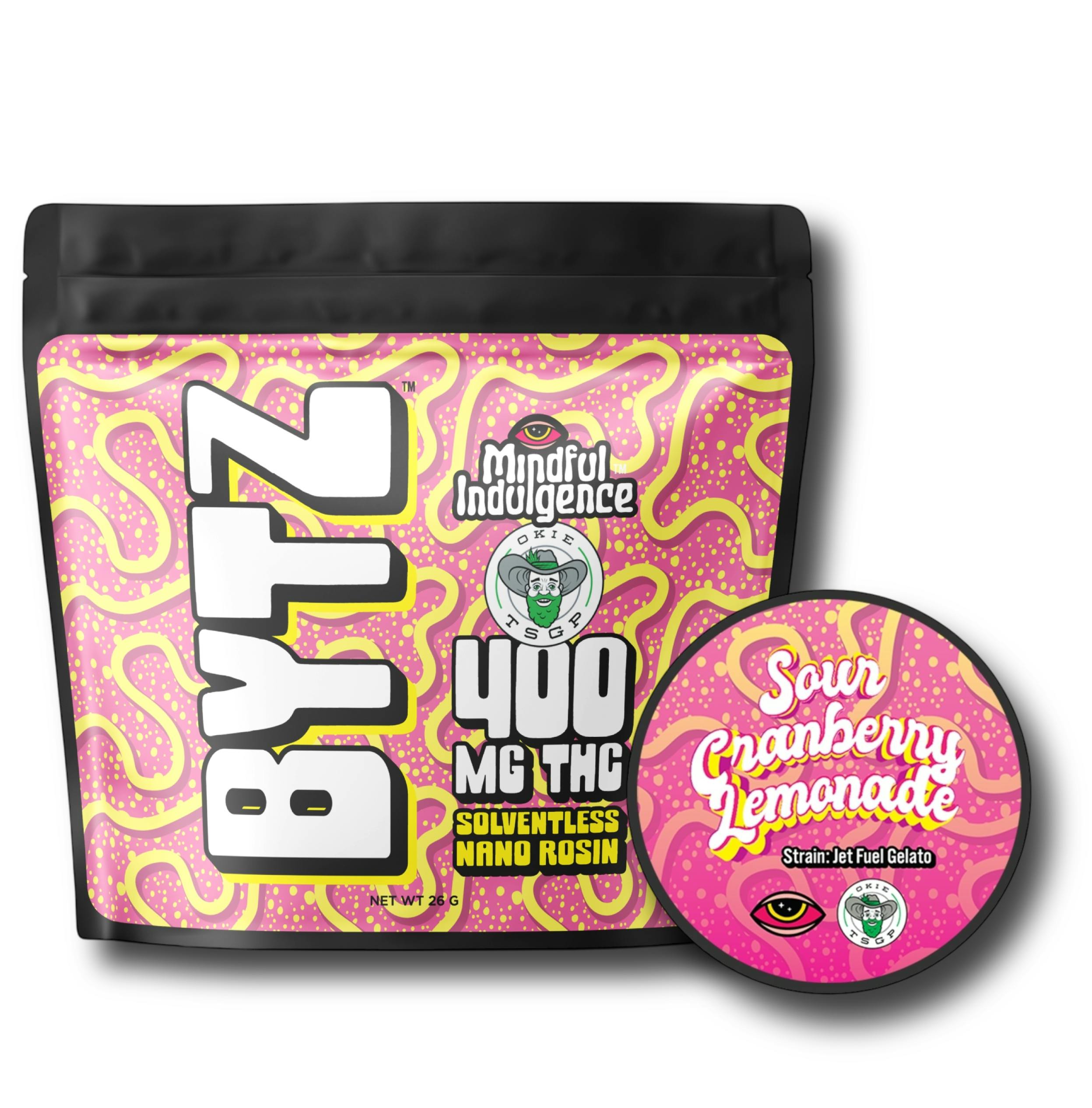 Mindful Indulgence - Mindful Indulgence | 400mg BYTZ *Okie TSGP* | Sour Cranberry Lemonade - 1