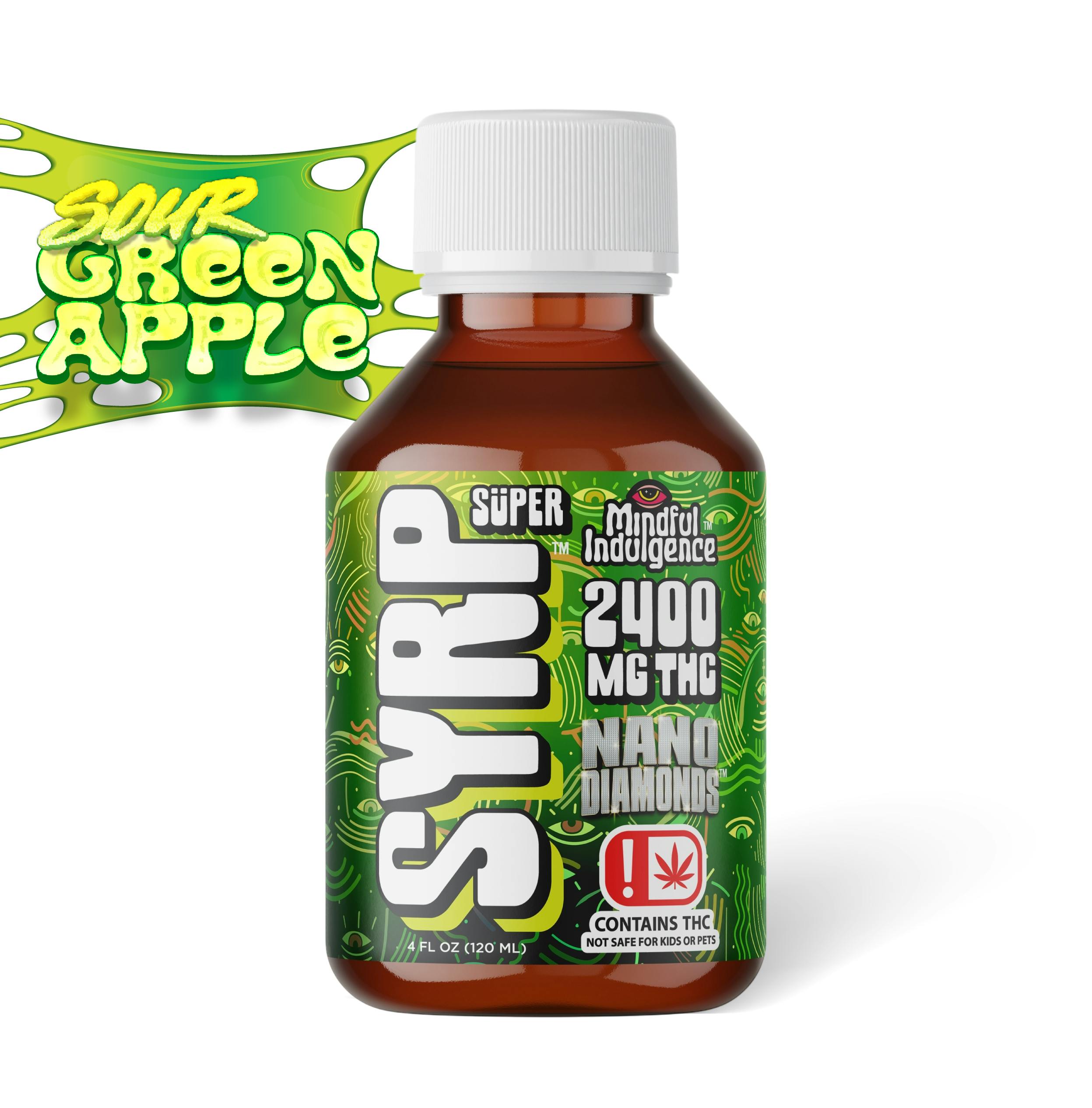 Mindful Indulgence - Mindful Indulgence | 2400mg SUPER SYRP | Sour Green Apple - 1