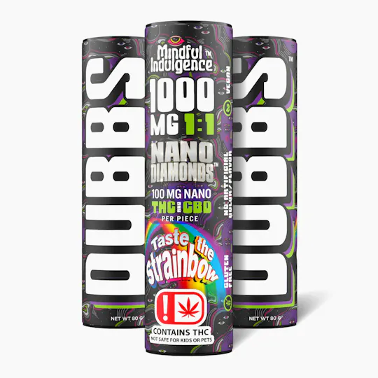 Mindful Indulgence - Mindful Indulgence | 1000mg DUBBS 1:1 Gummy | Taste The Strainbow - 1