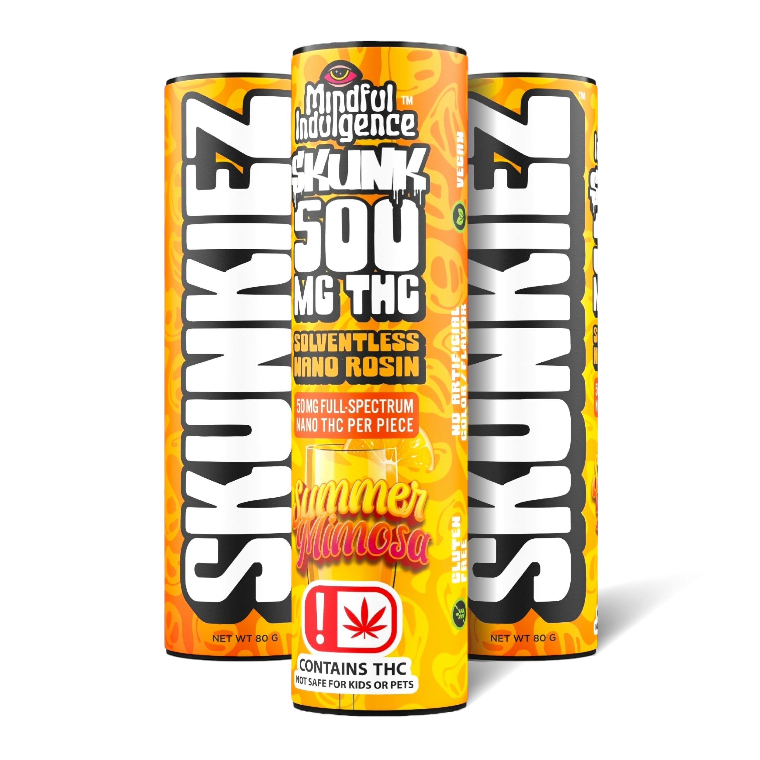 Mindful Indulgence - Mindful Indulgence | 500mg SKUNKIEZ Gummy | Summer Mimosa - 1