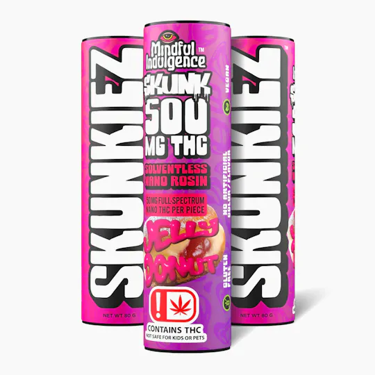 Mindful Indulgence - Mindful Indulgence | 500mg SKUNKIEZ Gummy | Jelly Donut - 1