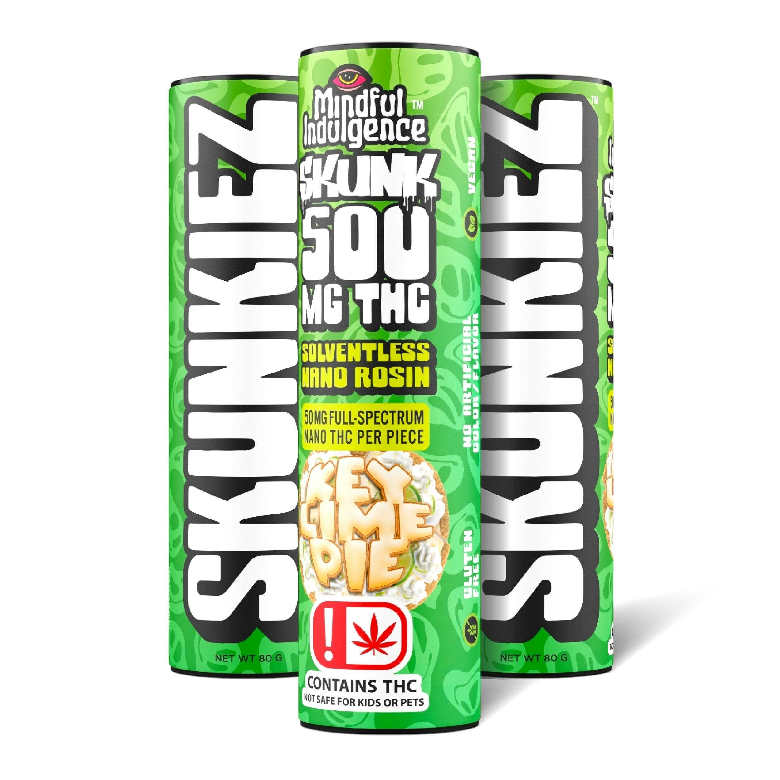 Mindful Indulgence - Mindful Indulgence | 500mg SKUNKIEZ Gummy | Key Lime Pie - 1