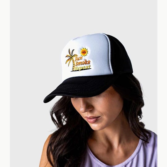 MÜV Cannabis Infused Products - Accs - Hat - Black Sun Smoke Repeat - 1