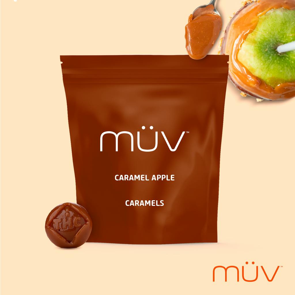 MÜV Cannabis Infused Products - MUV Caramel Apple Lozenge - 100mg - 1