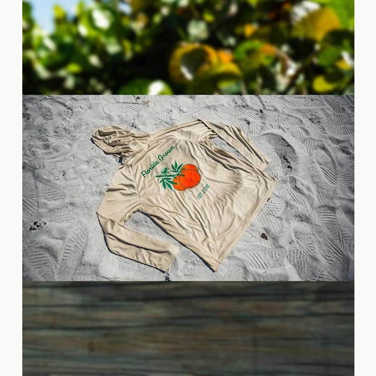 MÜV Cannabis Infused Products - Accs - Hooded Fishing Shirt Tan - MUV LG - 1