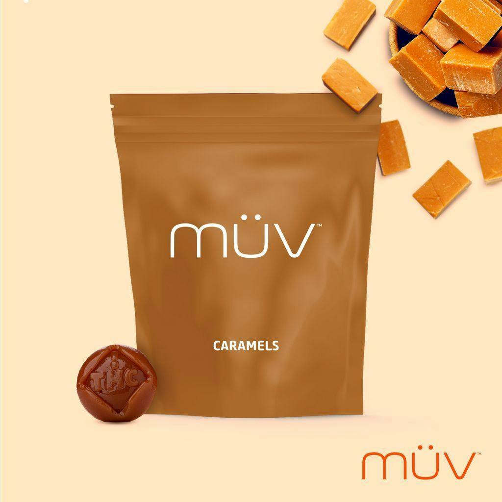 MÜV Cannabis Infused Products - MUV Caramel Lozenge - 100mg - 1