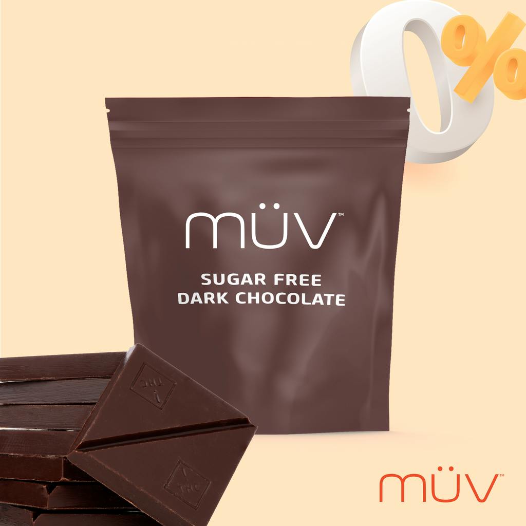 MÜV Cannabis Infused Products - MUV Dark Chocolate Sugar Free - 100mg - 1