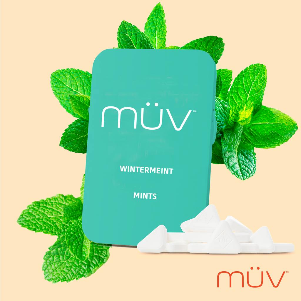 MÜV Cannabis Infused Products - MUV Meltaways Wintermint - 100mg - 1