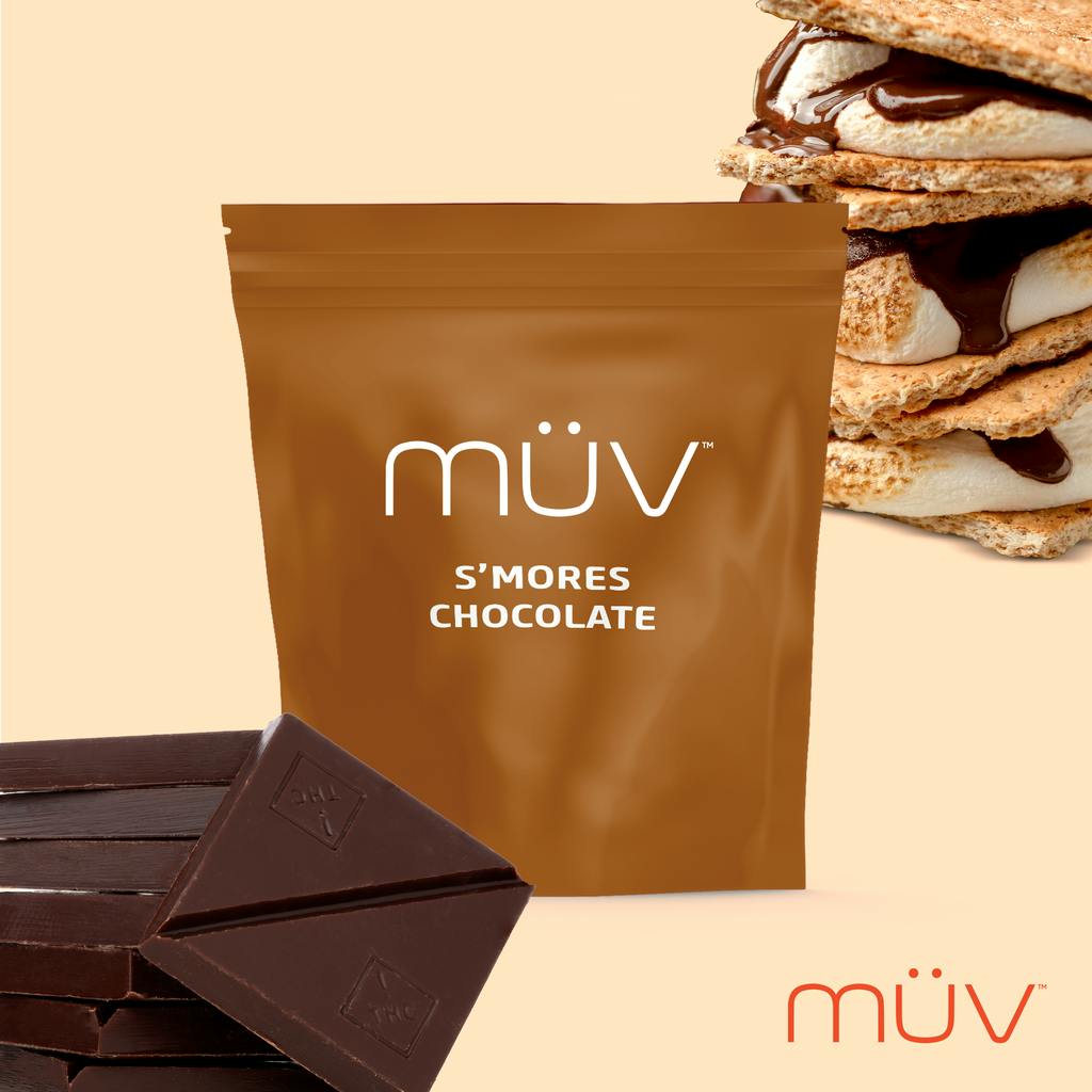 MÜV Cannabis Infused Products - MUV Milk Chocolate Smores - 100mg - 1