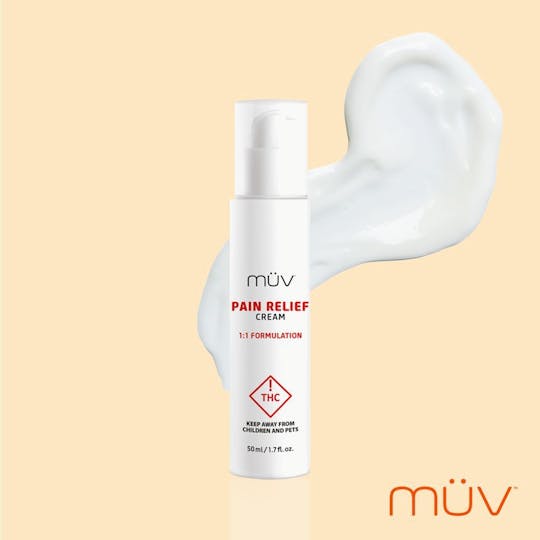 MÜV Cannabis Infused Products - MUV Pain Relief Cream - THC/CBD 200mg - 1