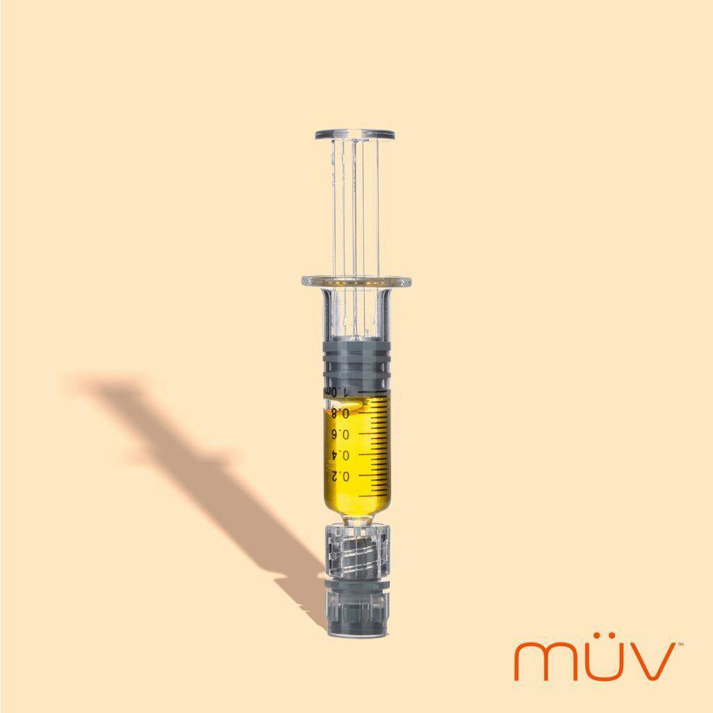 MÜV Cannabis Infused Products - MUV Plus Distillate Syringe - 1g - Grape Noir - 1