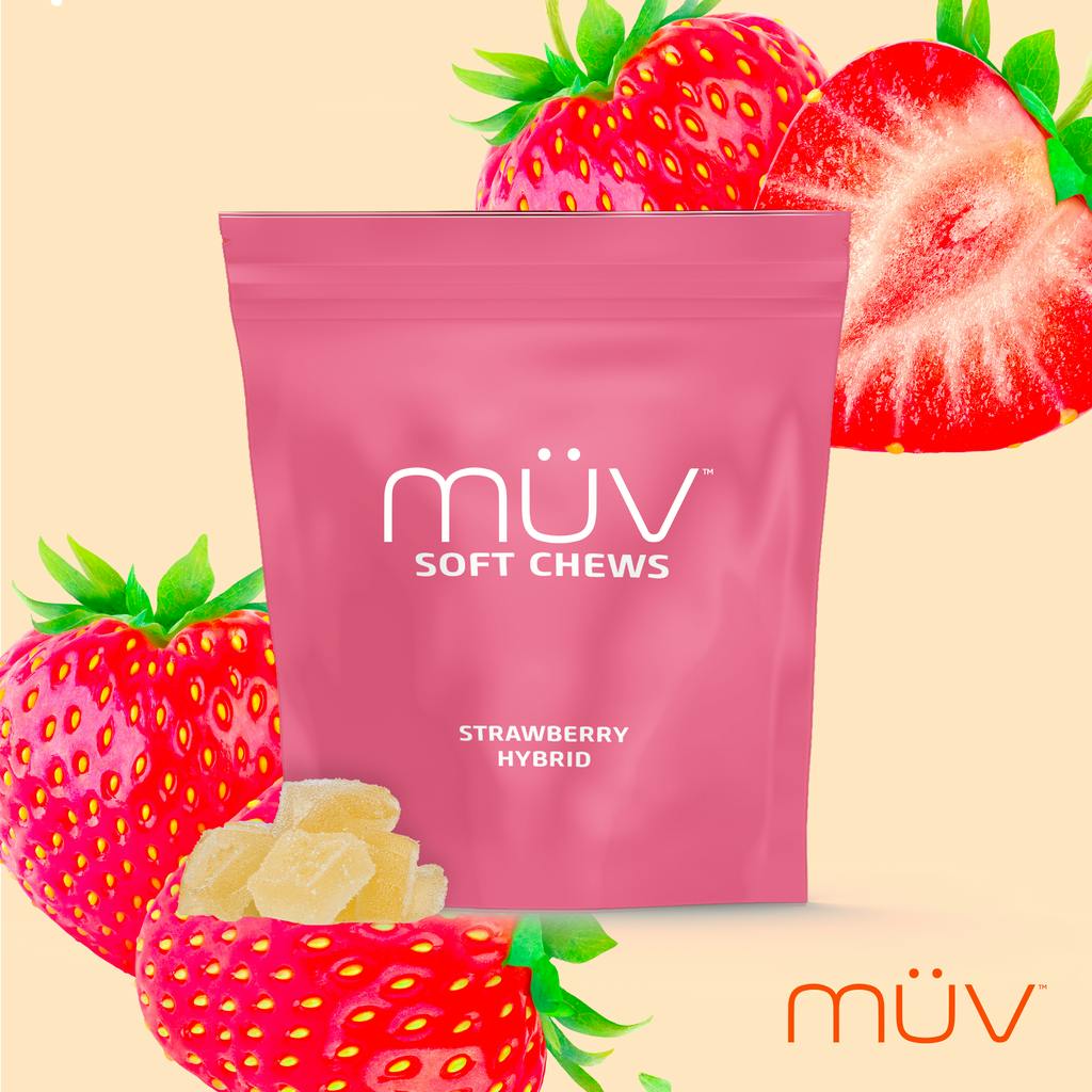 MÜV Cannabis Infused Products - MuV SC Strawberry - 100mg - 1