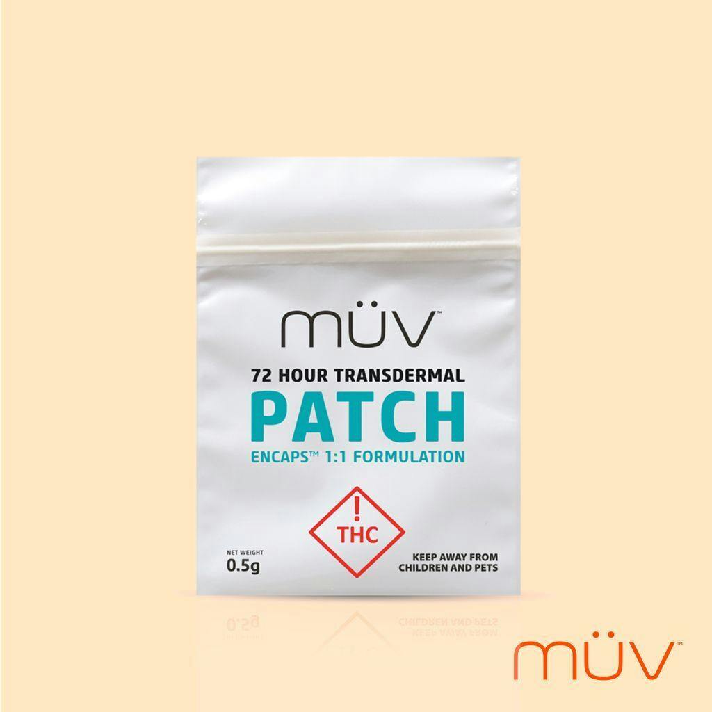 MÜV Cannabis Infused Products - MUV TD Patch 1:1 - THC/CBD 10mg - 1
