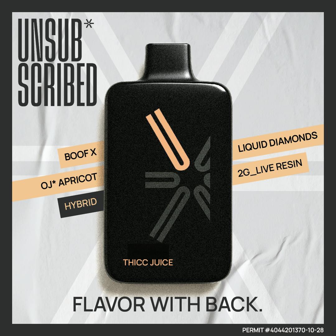 Unsub*scribed - UNSUBSCRIBED | Thicc Juice | 2G Liquid Diamond & Live Resin | Disposable - 1