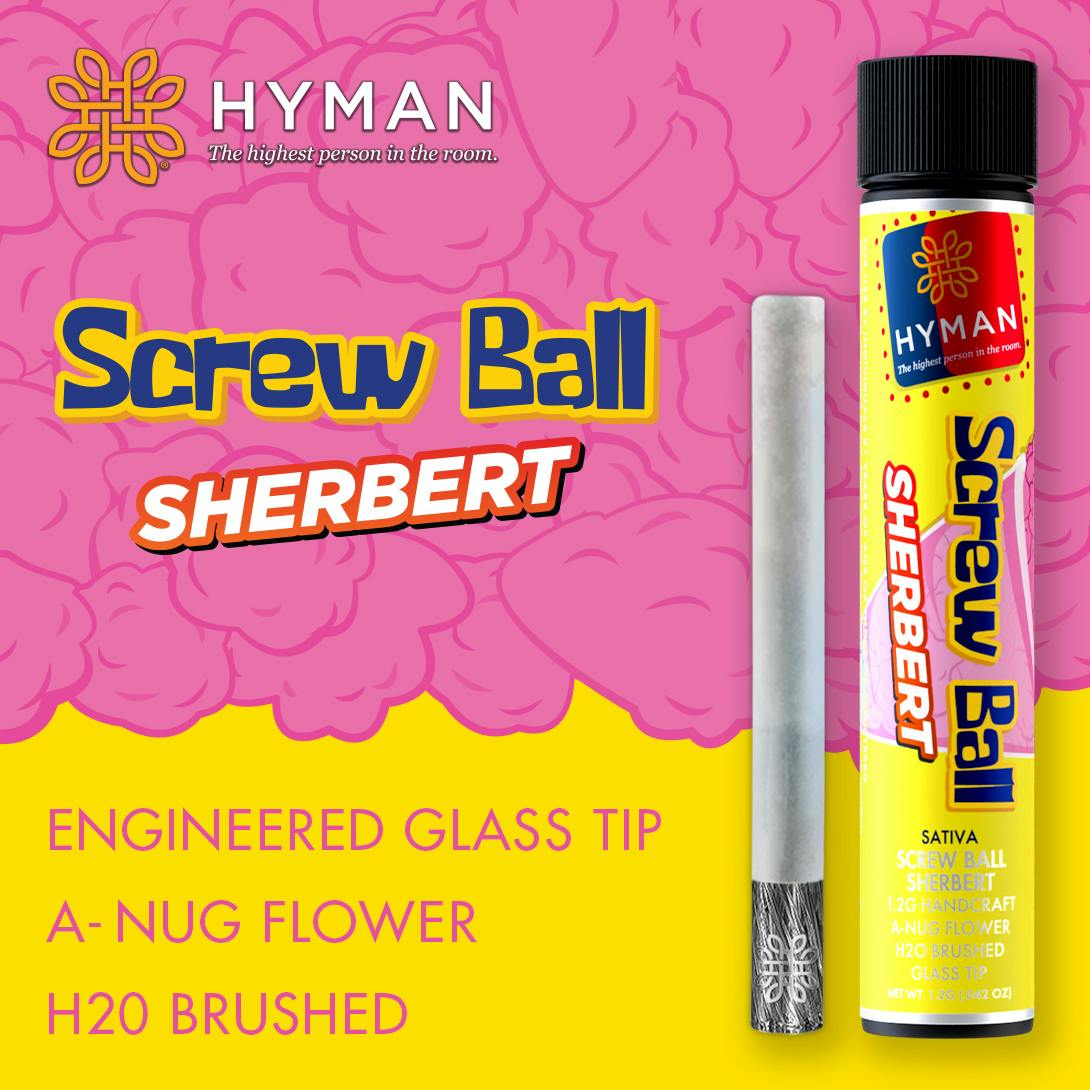 HYMAN - ScrewBall Sherbert | 1.2 G Handcraft | HYMAN | REC - 1