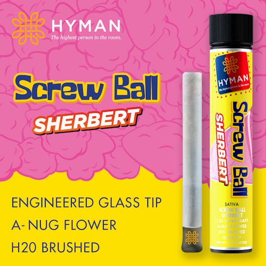 HYMAN - ScrewBall Sherbert | 1.2 G Handcraft | HYMAN | MED - 1