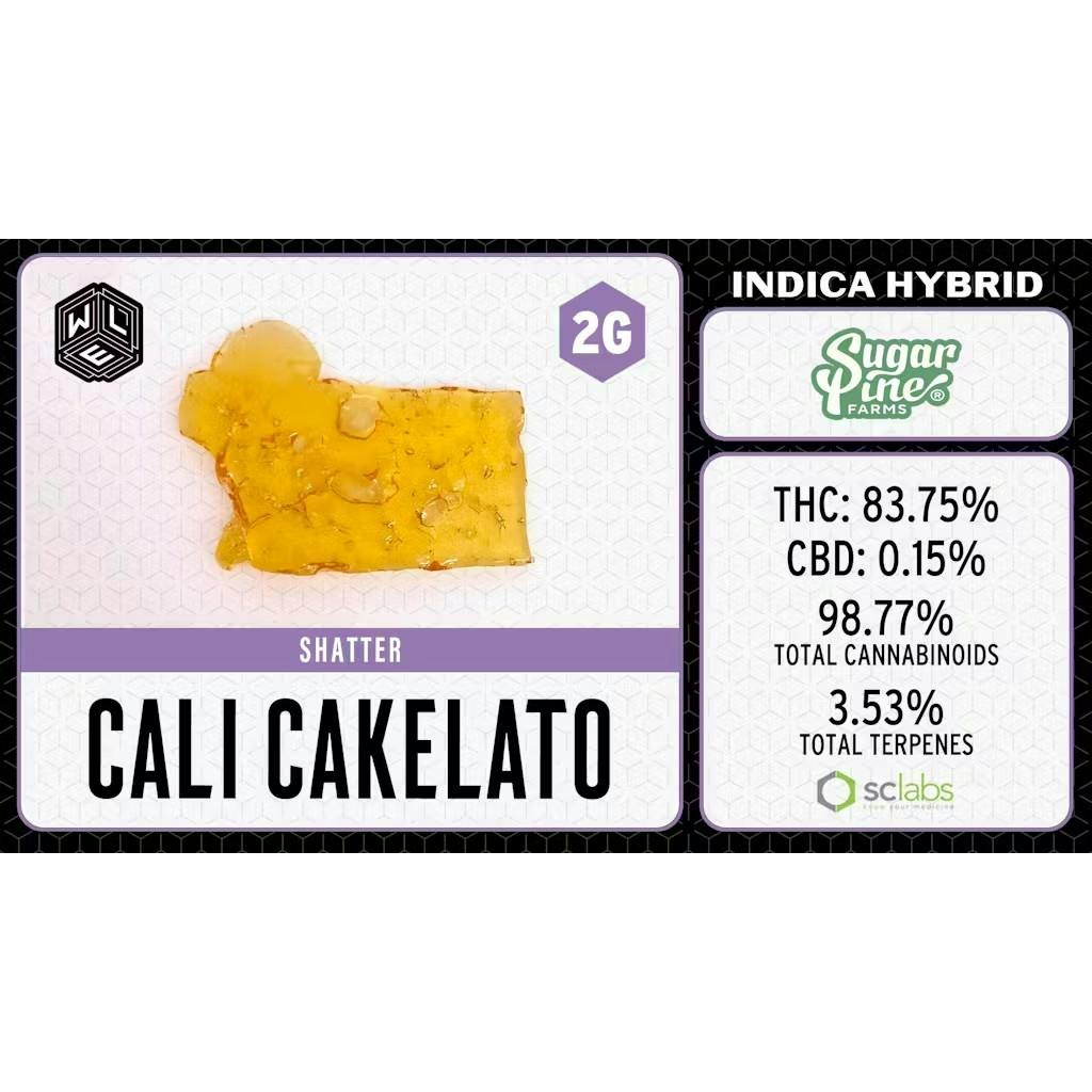 White Label Extracts - WLE | Cali Cakelato | Shatter | 2G - 1