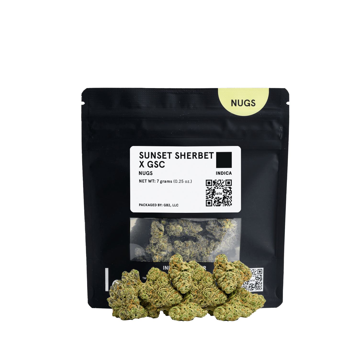 lolo - lolo | Sunset Sherbet + GSC | Indoor Nugs | 7g - 1