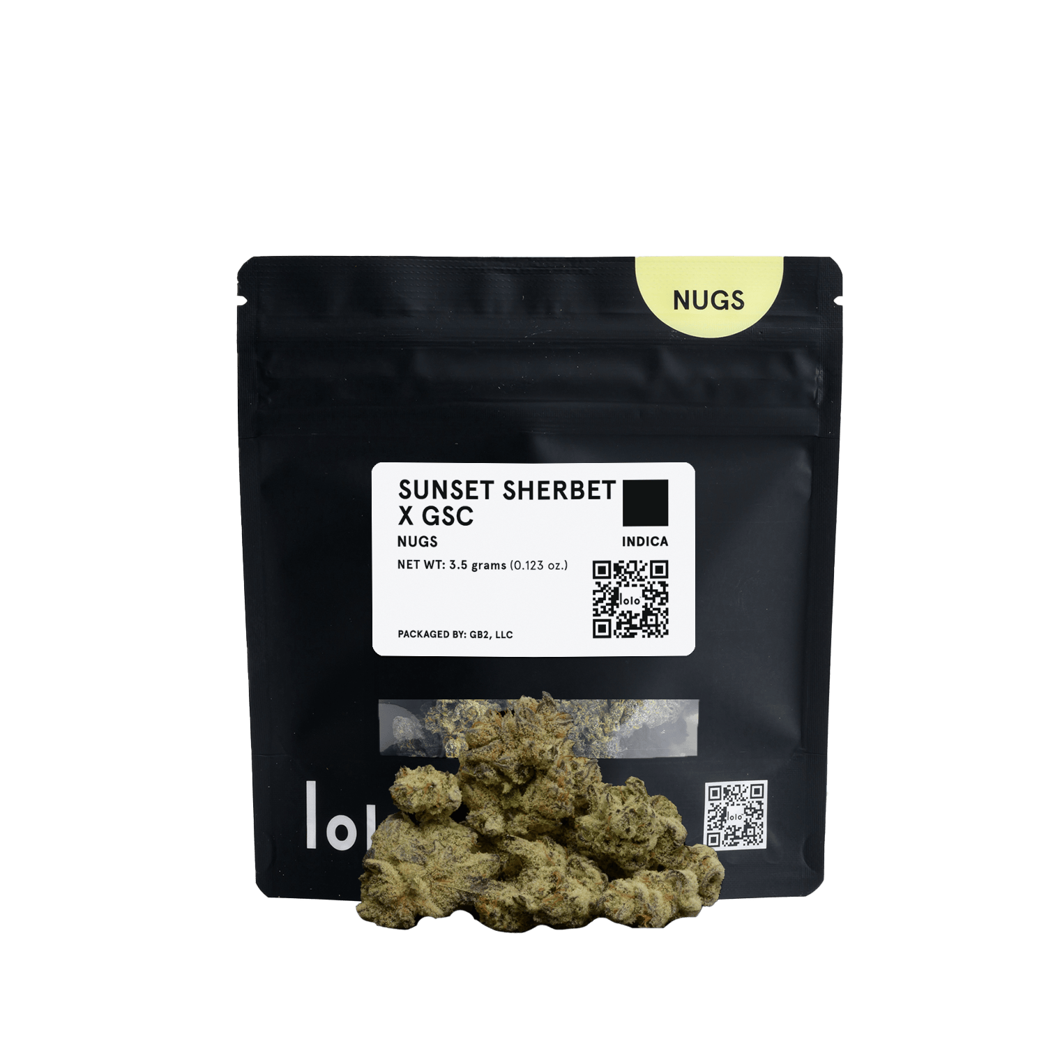 lolo - lolo | Sunset Sherbet + GSC | Indoor Nugs | 3.5g - 1
