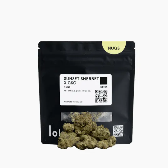 lolo - lolo | Sunset Sherbet + GSC | Indoor Nugs | 3.5g - 1