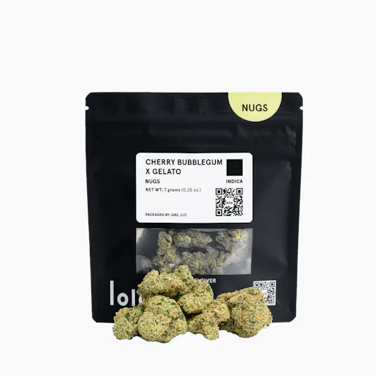 lolo - lolo | Cherry Bubblegum + Gelato | Indoor Nugs | 7g - 1