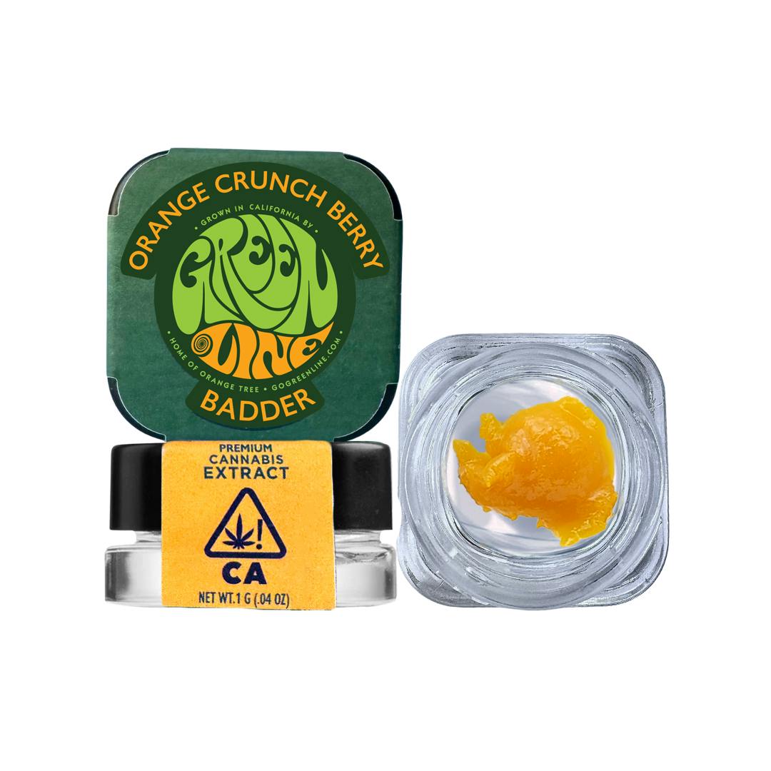 Greenline - Orange Crunch Berry - Badder - Extract - Sativa - 1g - 1