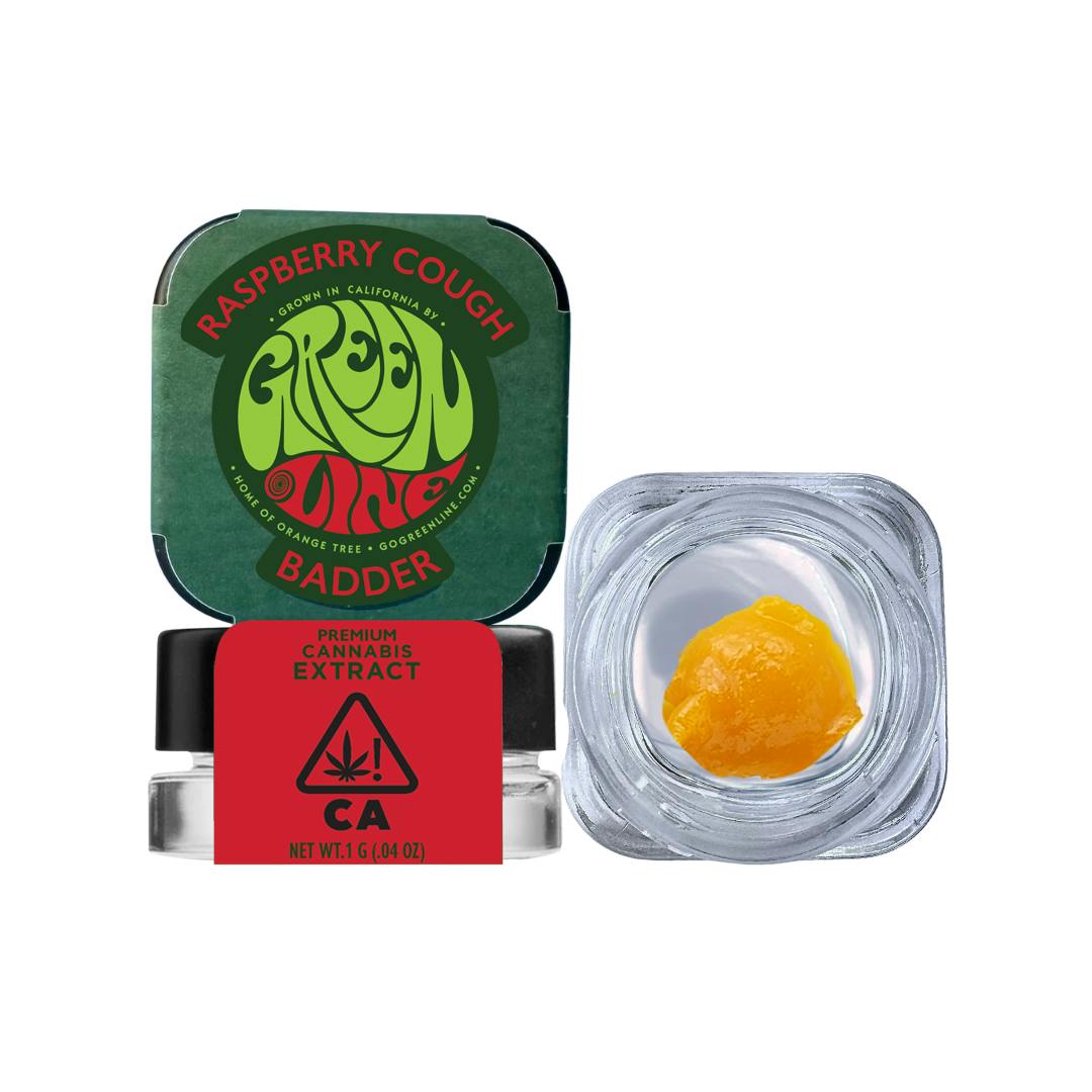 Greenline - Raspberry Cough - Badder - Extract - Sativa - 1g - 1