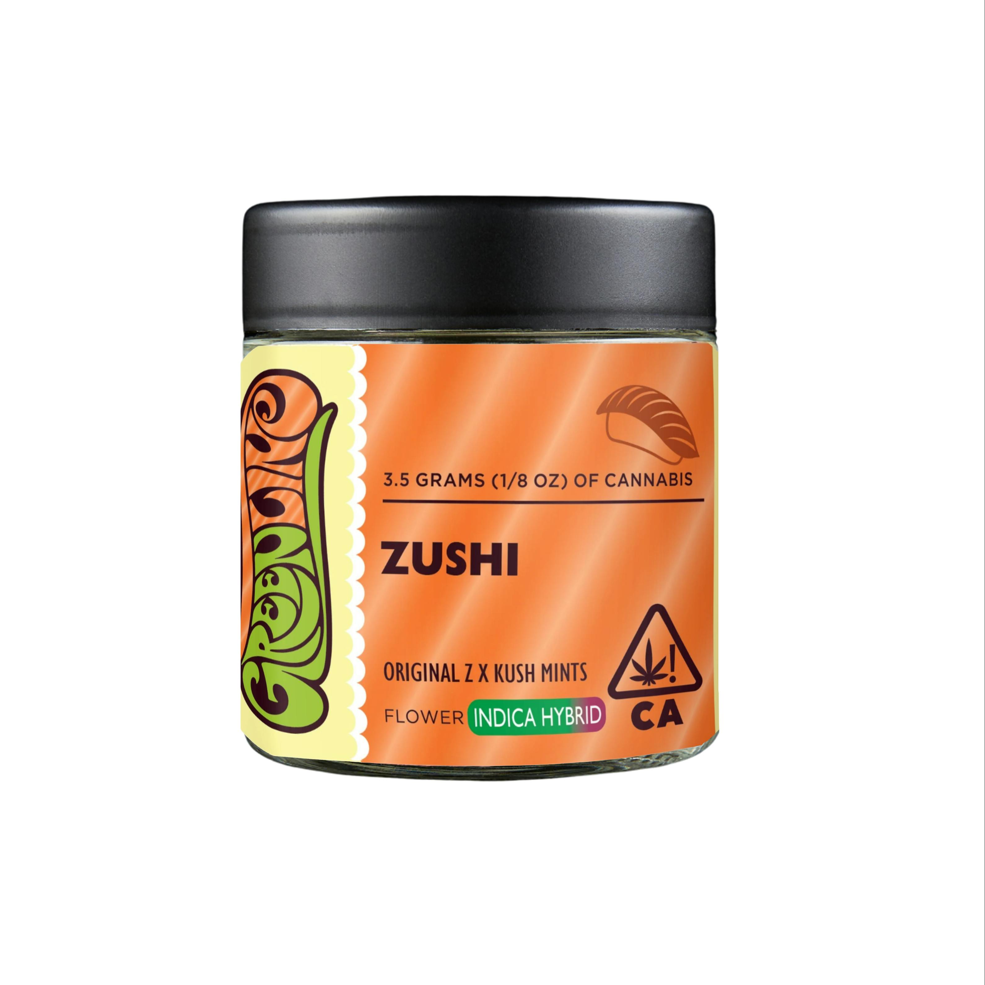 Greenline - Zushi - 1/8 oz - Indoor - Indica Hybrid - 3.5g - 1
