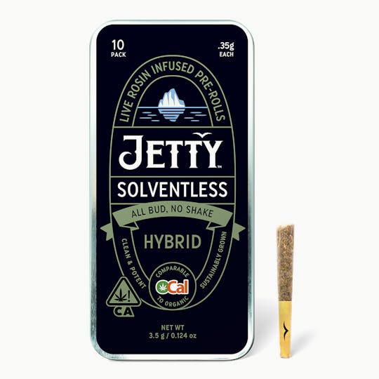Jetty Extracts - Governmint Oasis x Cadillac Rainbows OCal Live Rosin Pre-Roll 10 Pack - 1