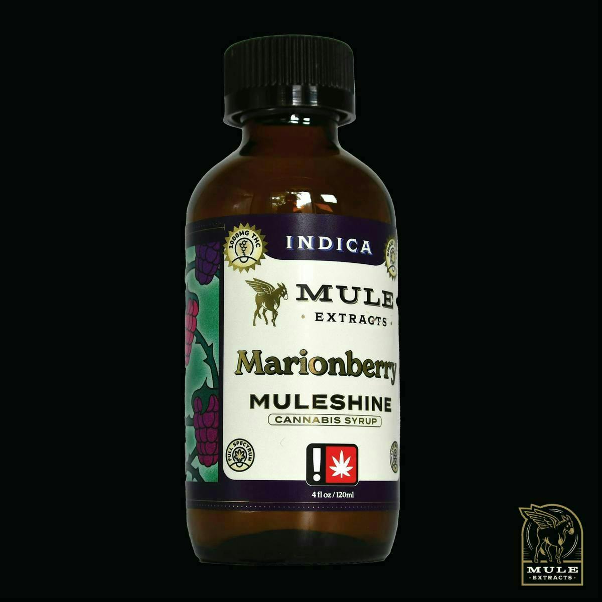 Mule Extracts - Marionberry Muleshine | Infused Syrup | 1000mg | 120ml - 1