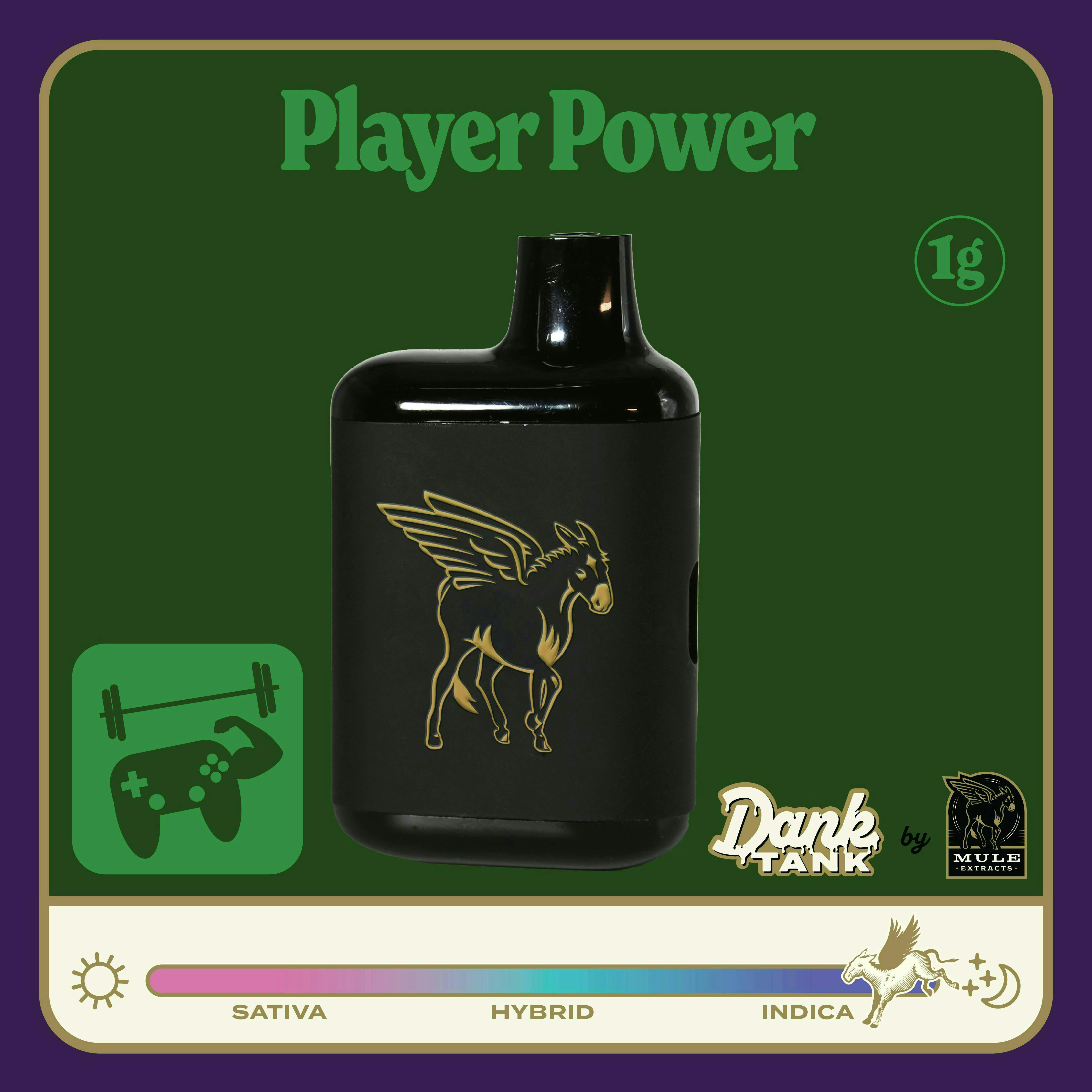 Mule Extracts - Mule Extracts | Player Powerz | Dank Tank LR Disposable | 1g - 1