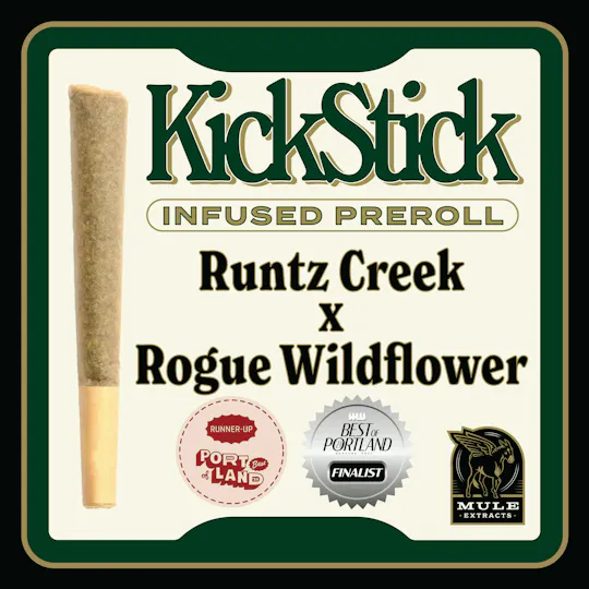 Mule Extracts - Mule Extracts | Runtz Creek x Rogue Wildflower | Infused Joint | 1g - 1