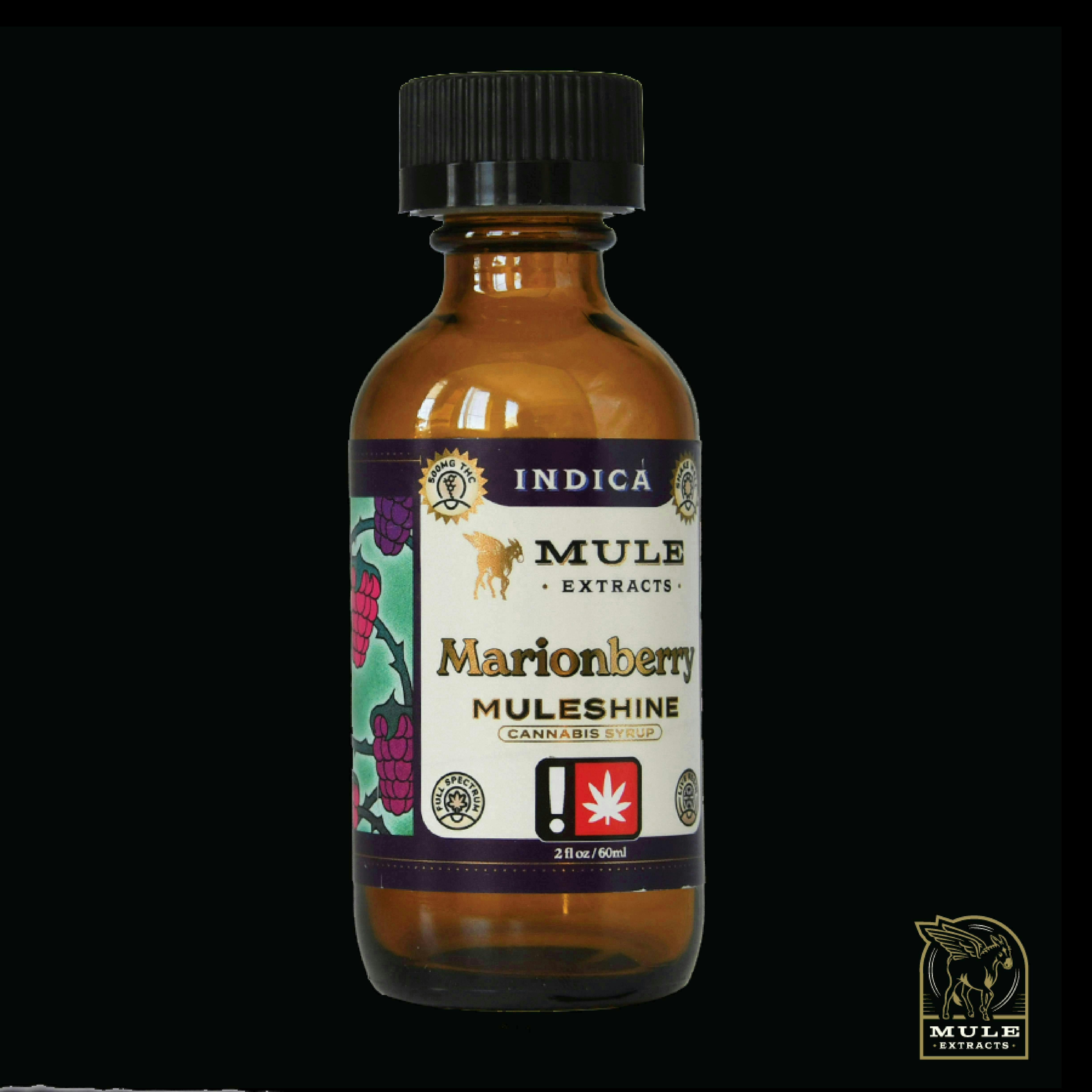 Mule Extracts - Marionberry Muleshine | Infused Syrup | 500mg | 60ml - 1
