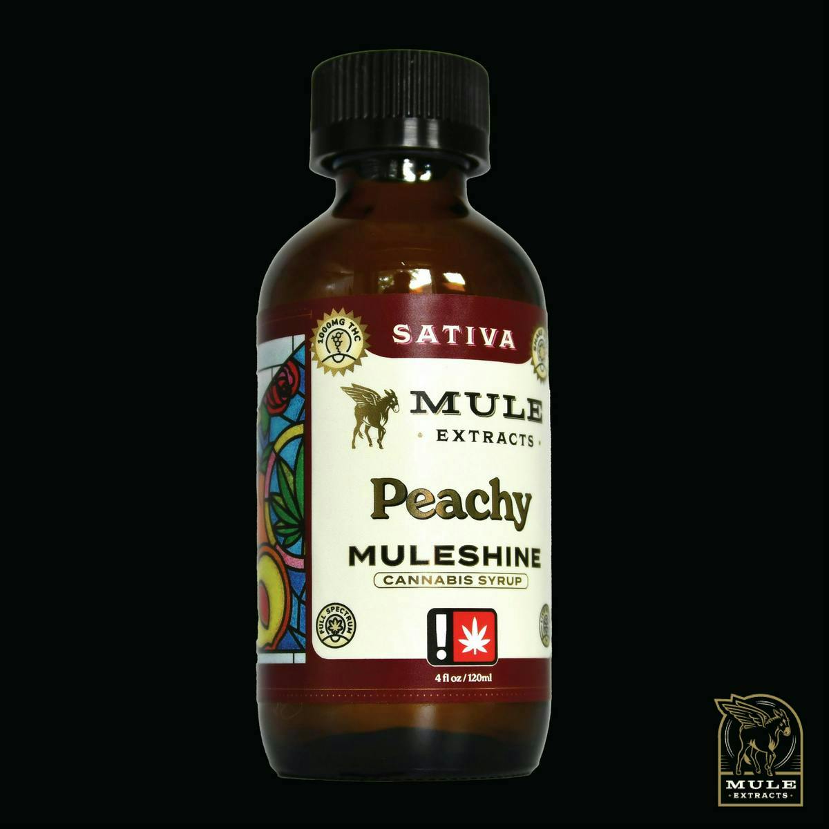 Mule Extracts - Mule Extracts | Peachy Muleshine | Infused Syrup | 1000mg | 120ml - 1