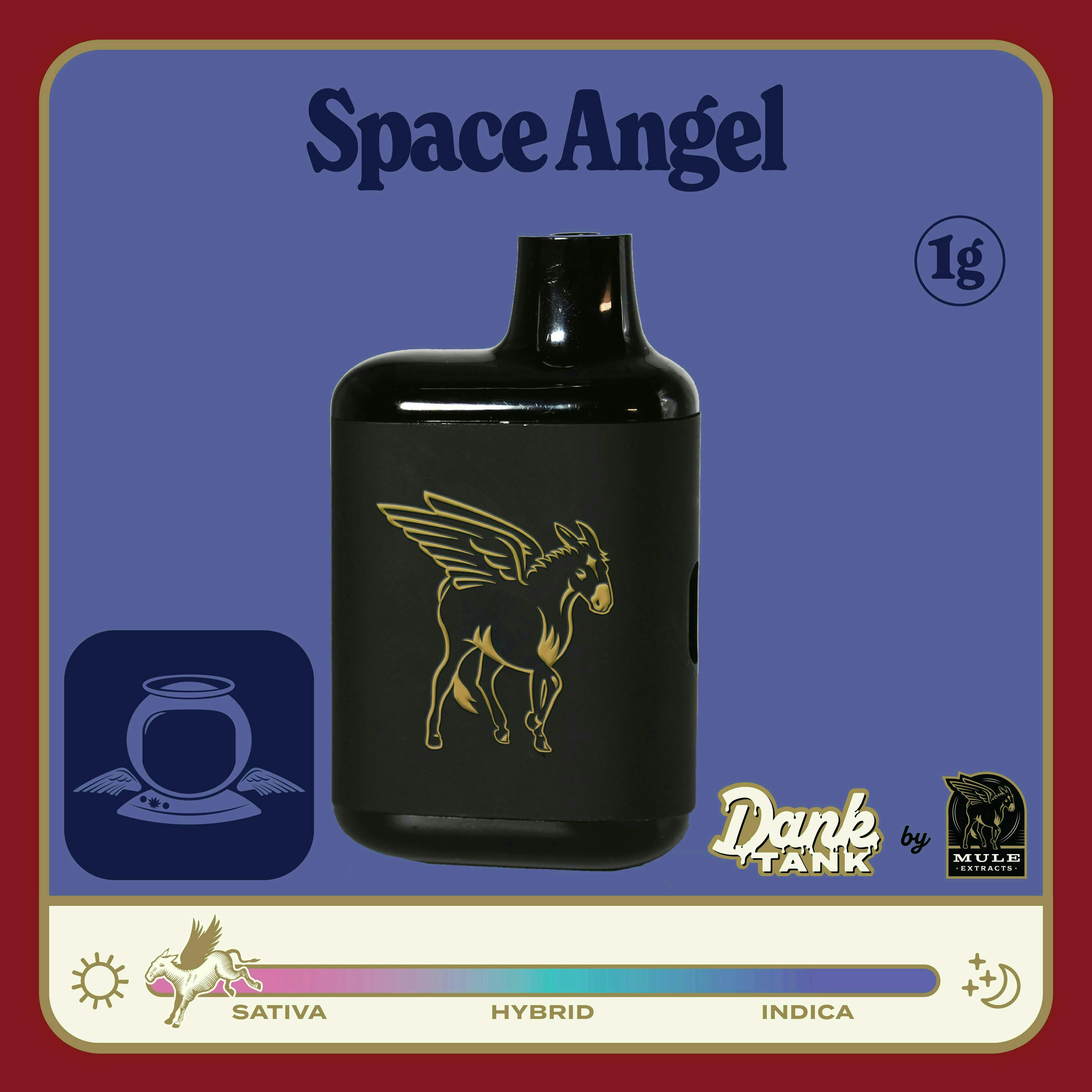 Mule Extracts - Mule Extracts | Space Angel | Dank Tank LR Disposable | 1g - 1