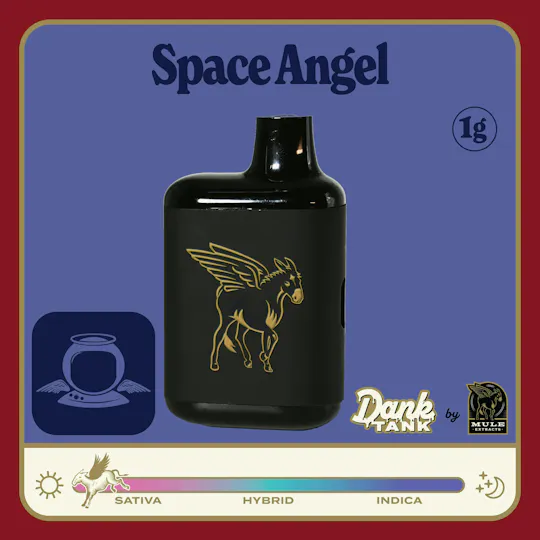 Mule Extracts - Mule Extracts | Space Angel | Dank Tank LR Disposable | 1g - 1