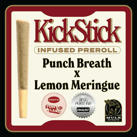 Mule Extracts - Mule Extracts | Punch Breath x Lemon Meringue | Infused Joint | 1g - 1